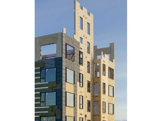 43 Meter hoch ist der Wohnturm Origine in Quebecs Quartier Pointe-aux-Lièvres.