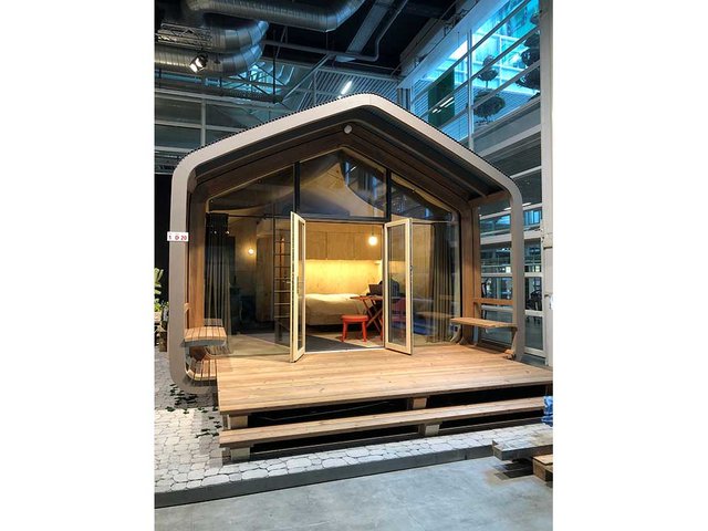 Tiny House aus Holz: Das Wikkelhouse wird in Flüelen (UR) gebaut und erweitert nicht nur den Wohnraum in den Garten, sondern kann je nach Anzahl der Module auch als eigenständiges Haus bewohnt werden. 