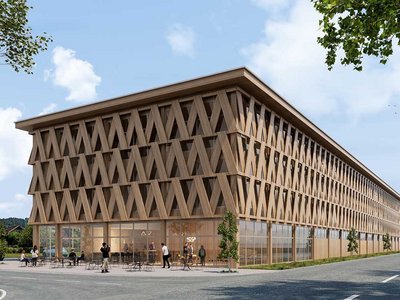 Neubau Bildungszentrum Holz in Lützelflüh